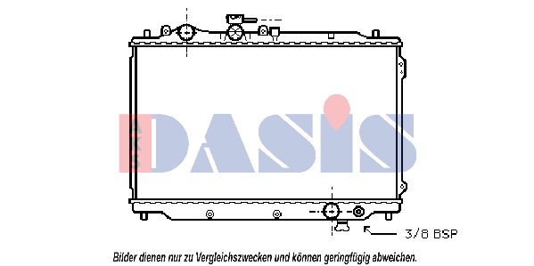 AKS DASIS radiatorius, variklio aušinimas 110510N